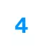 Número 4 - blanco
