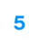 Número 5 - blanco