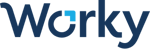 Logo azul Worky