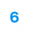 Número 6 - blanco